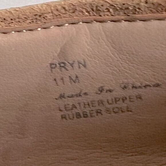 DONALD J PLINER WOMENS LOAFERS BROWN WITH GOLD GLITTER SIZE 11M - Picture 8 of 10